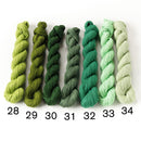 刺し子糸【緑系統】（28番〜34番）