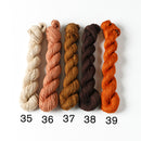 刺し子糸【茶系統】（35番〜39番）