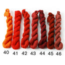 刺し子糸【赤系統】（40番〜46番）